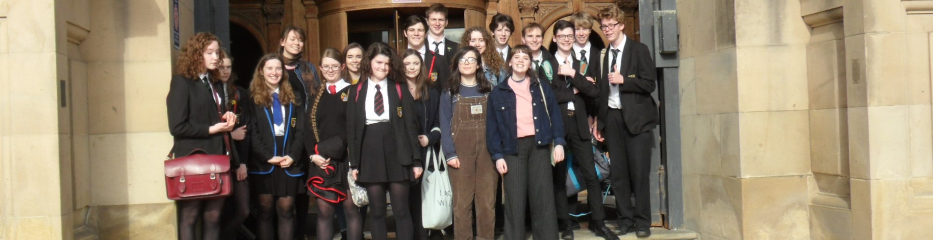 Teesdale students at the Bowes Museum 