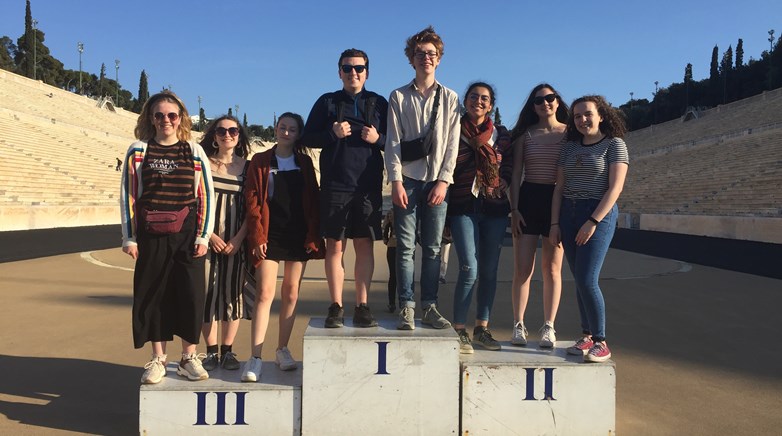 Sixth form students enjoy trip to Athens