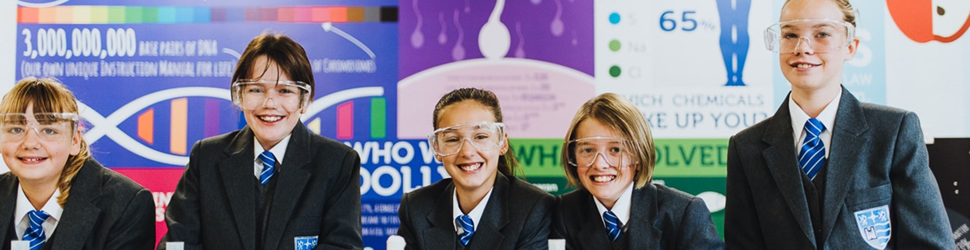 Teesdale School - group science cropped