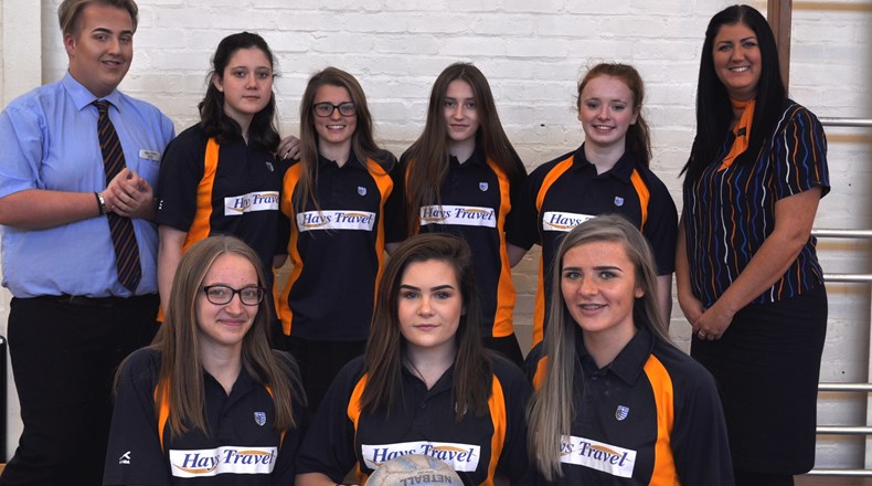 Hays Travel sponsor girls netball team