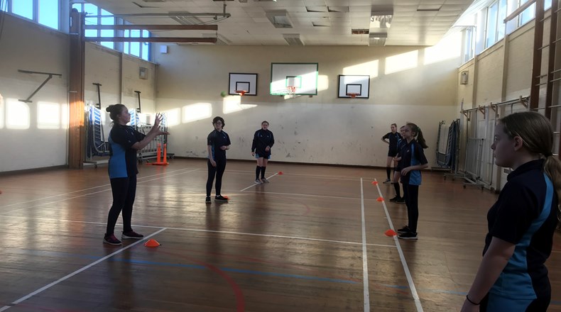 Barnard Castle Cricket Club coaching at Teesdale School
