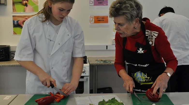 Sixth form South American cookery 