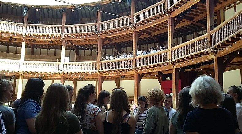 Teesdale students at Shakespeare