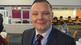 Male staff wear make-up in aid of CALM charity