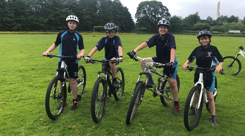 Mountain biking success 