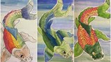 Teesdale Year 8 artists explore Koi Carp 2019