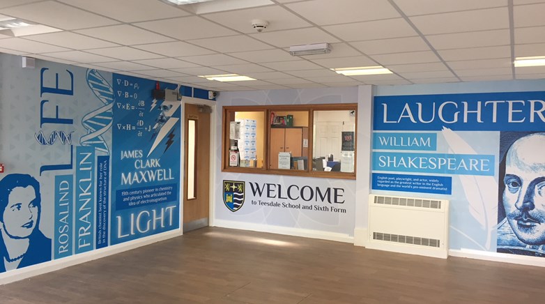 Teesdale interior - reception area 