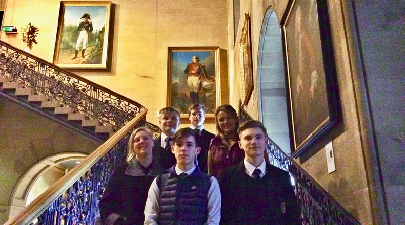 Boys visit Bowes Museum