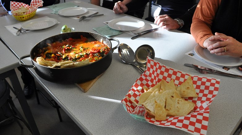 Sixth form South American cookery 
