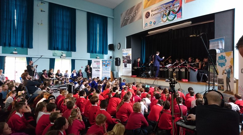 Students enjoy concert from talented jazz instrumentalists