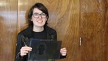 A student with a negative photo.