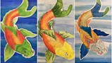Teesdale Year 8 artists explore Koi Carp 2019