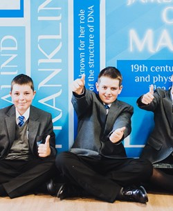 Teesdale School - kids in hall cropped